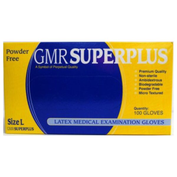 GMR Superplus Latex Powder Free Gloves